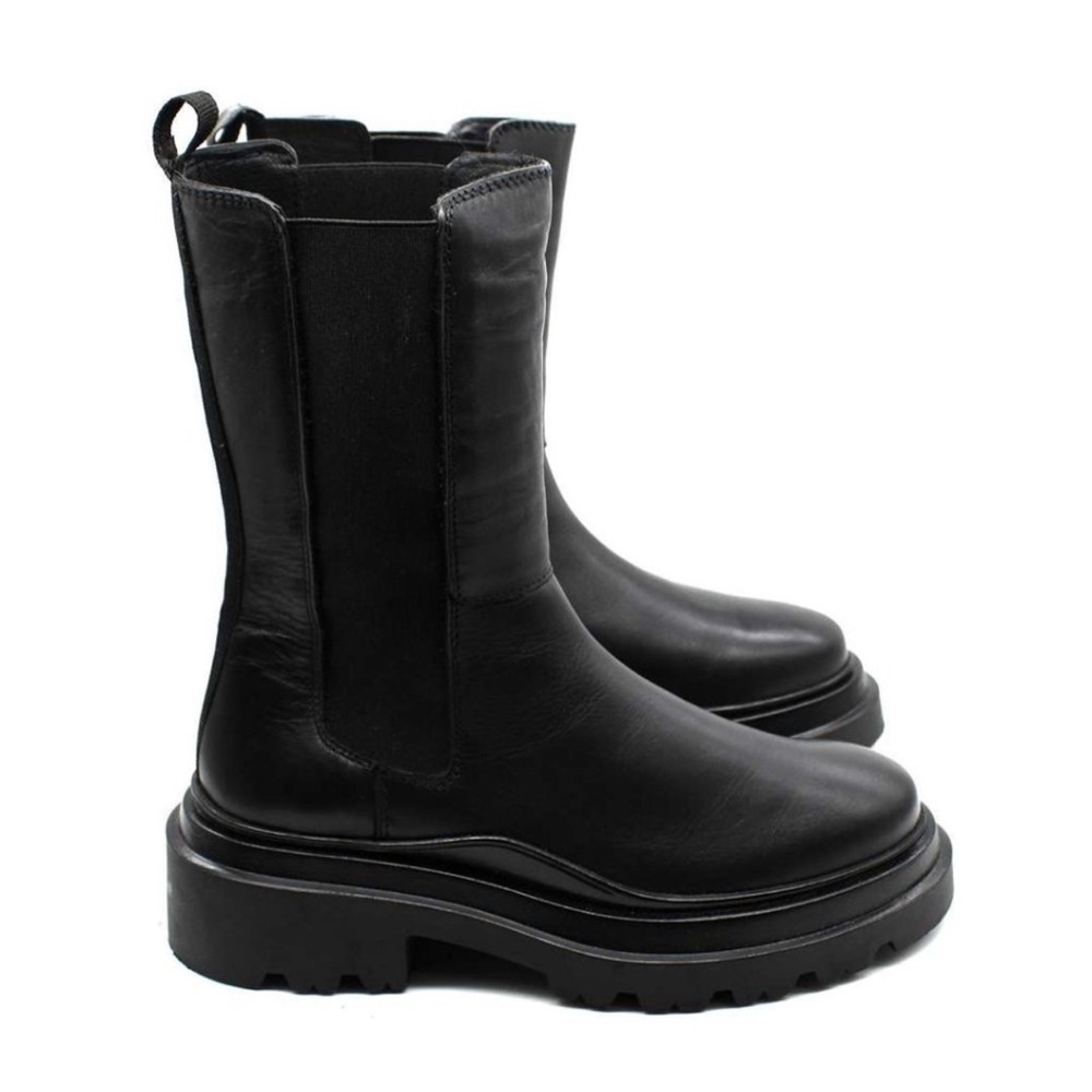 Aqua Black Ankle Boots - Picture 4 of 14